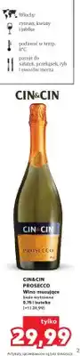 Kaufland Wino musujące Cin&Cin Prosecco białe wytrawne oferta