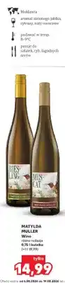 Kaufland Wino białe Matylda Müller Riesling oferta