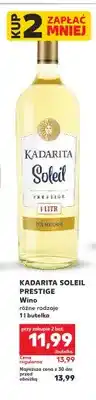 Kaufland Wino Kadarita Soleil Prestige półsłodkie oferta