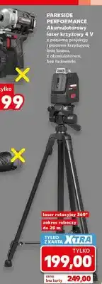 Kaufland Laser krzyżowy akumulatorowy Parkside Performance oferta
