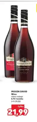 Kaufland Wino Mogen David Concord oferta