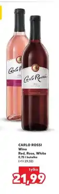Kaufland Wino Carlo Rossi Red oferta
