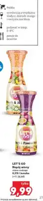 Kaufland Napój winny Let's Go Peach & Jasmine oferta