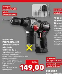Kaufland Wiertarka udarowa akumulatorowa Parkside Performance oferta