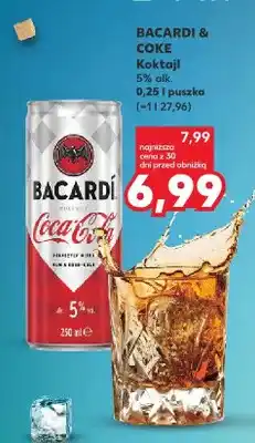 Kaufland Koktajl Bacardi & Coke oferta