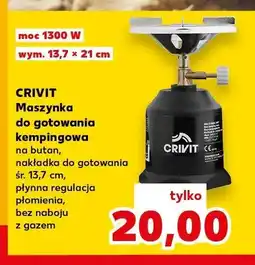 Kaufland Maszynka do gotowania kempingowa CRIVIT oferta