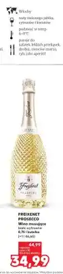 Kaufland Wino musujące Freixenet Prosecco białe wytrawne oferta