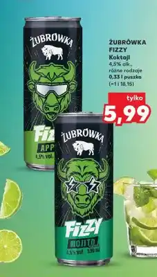 Kaufland Koktajl Żubrówka Fizzy Apple oferta