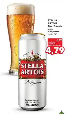 Kaufland Piwo Stella Artois jasne oferta