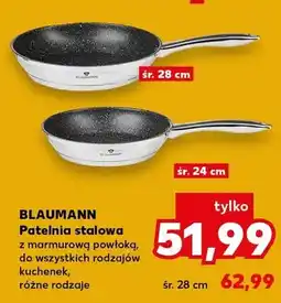 Kaufland Patelnia stalowa Blaumann śr. 24 cm oferta