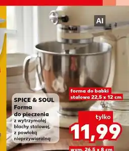 Kaufland Forma do babki stalowa Spice & Soul oferta