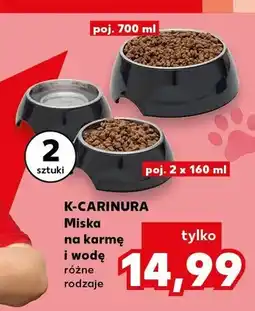 Kaufland Miska na karmę i wodę K-Carinura 2-pak oferta