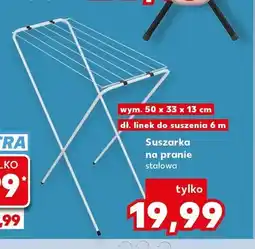 Kaufland Suszarka na pranie stalowa 6 m oferta