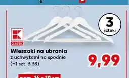 Kaufland Wieszaki na ubrania K-Classic 3-pak oferta