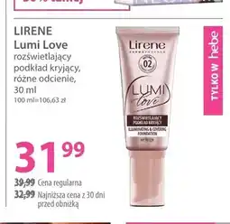 Hebe Rozświetlający podkład kryjący Lirene Lumi Love oferta