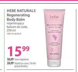 Hebe Regenerujący balsam do ciała Hebe Naturals Regenerating Body Balm oferta