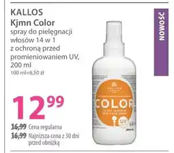 Hebe Spray do pielęgnacji włosów Kallos Kjmn Color oferta
