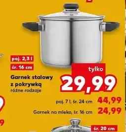 Kaufland Garnek stalowy z pokrywką Spice & Soul śr. 16 cm oferta
