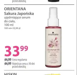 Hebe Ujędrniające serum do ciała Orientana Sakura Japońska oferta