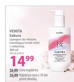 Hebe Szampon do włosów Venita Sakura nawilżający kwiat wiśni + witaminy oferta