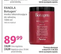 Hebe Maska rekonstruująca do włosów Fanola Botugen oferta