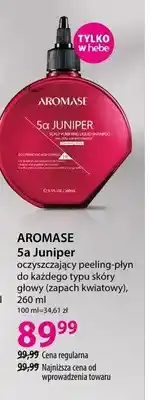 Hebe Peeling-płyn oczyszczający do skóry głowy Aromase 5a Juniper zapach kwiatowy oferta