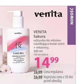 Hebe Odżywka do włosów Venita Sakura nawilżająca kwiat wiśni + witaminy oferta