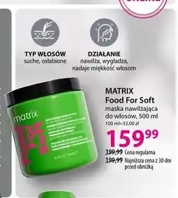 Hebe Maska nawilżająca do włosów Matrix Food For Soft oferta