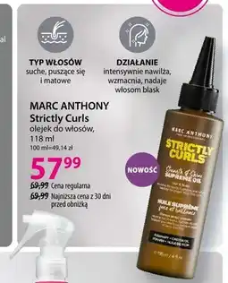 Hebe Olejek do włosów Marc Anthony Strictly Curls oferta