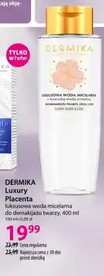 Hebe Woda micelarna do demakijażu twarzy Dermika Luxury Placenta luksusowa oferta