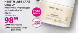Hebe Maska do włosów intensywnie wygładzająca Health Labs Care Glow On oferta