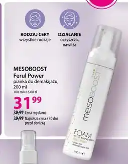Hebe Pianka do demakijażu Mesoboost Ferul Power oferta