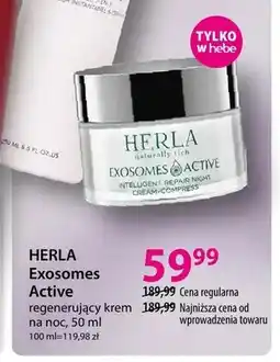 Hebe Krem regenerujący na noc Herla Exosomes Active oferta