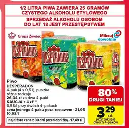 Carrefour Piwo bezalkoholowe Desperados Virgin 4-pak oferta