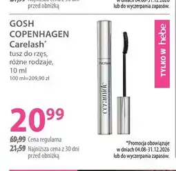 Hebe Tusz do rzęs Gosh Copenhagen Carelash oferta