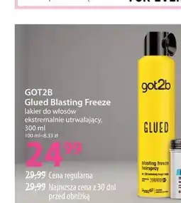 Hebe Lakier do włosów Got2b Glued Blasting Freeze oferta
