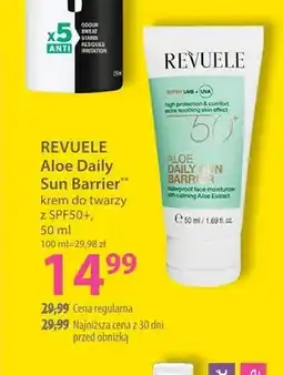Hebe Krem do twarzy Revuele Aloe Daily Sun Barrier SPF50+ oferta