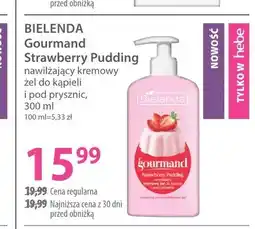 Hebe Nawilżający kremowy żel do kąpieli i pod prysznic Bielenda Gourmand Strawberry Pudding oferta