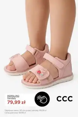 CCC Sandały dziecięce Peppa Pig oferta