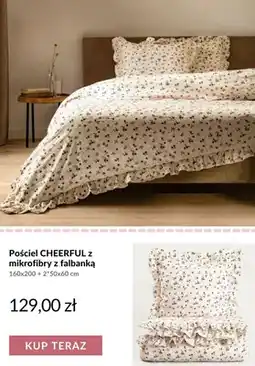 Homla Pościel CHEERFUL z mikrofibry z falbanką oferta