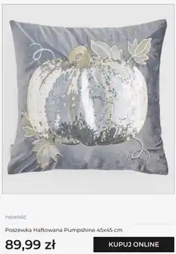 Home&You Poszewka haftowana home&you Pumpshine 45x45 cm oferta
