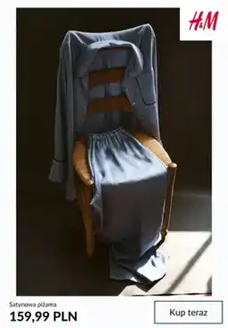 H&M Piżama satynowa H&M oferta