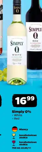 Netto Wino bezalkoholowe Simply oferta