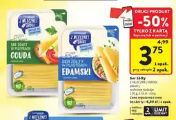 Intermarche Ser żółty Gouda w plastrach Z Mlecznej Drogi oferta