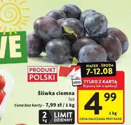 Intermarche Śliwka ciemna polska oferta