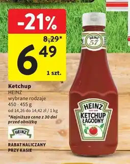 Intermarche Ketchup łagodny Heinz oferta