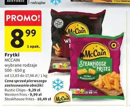 Intermarche Frytki Steakhouse Frites McCain oferta