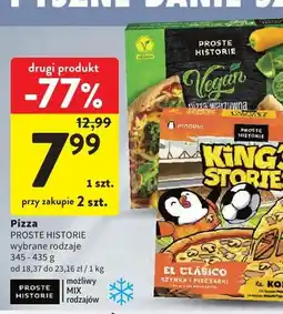 Intermarche Pizza wegańska warzywna Proste Historie oferta