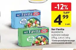 Intermarche Ser sałatkowo-kanapkowy Favita Mlekovita 18% oferta
