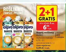 Intermarche Napój roślinny Alpro Barista kokosowy oferta